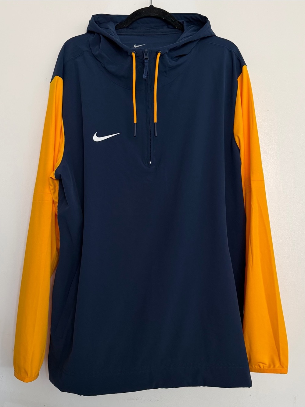 Men’s Nike Pregame 1/4 Zip Player Coach Jacket College Navy 423 Size XL